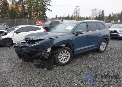 2024 Toyota Grand Highlander Hybrid Xle z USA, uszkodzony, nr VIN 5TDACAB52RS031254